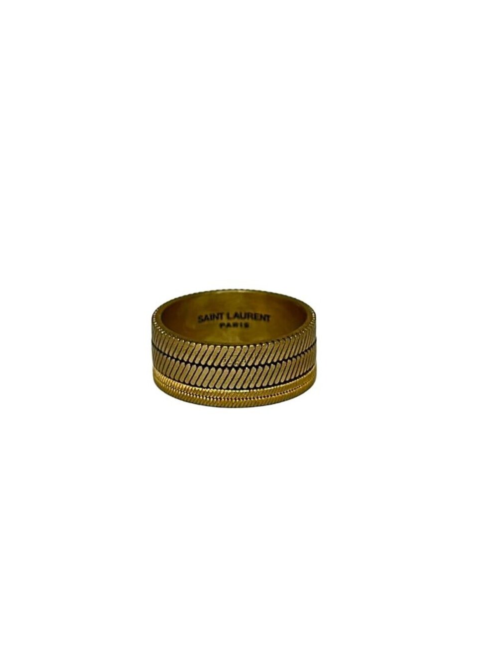 Saint Laurent Paris Ring Tandem Gold
